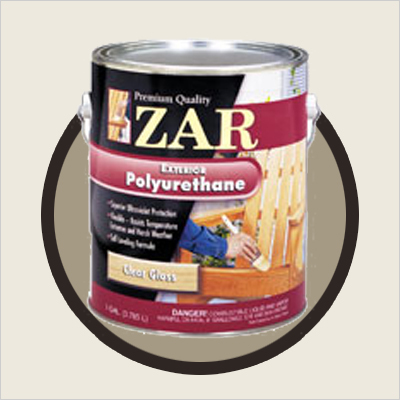 ZAR®室外聚氨酯木料用透明漆